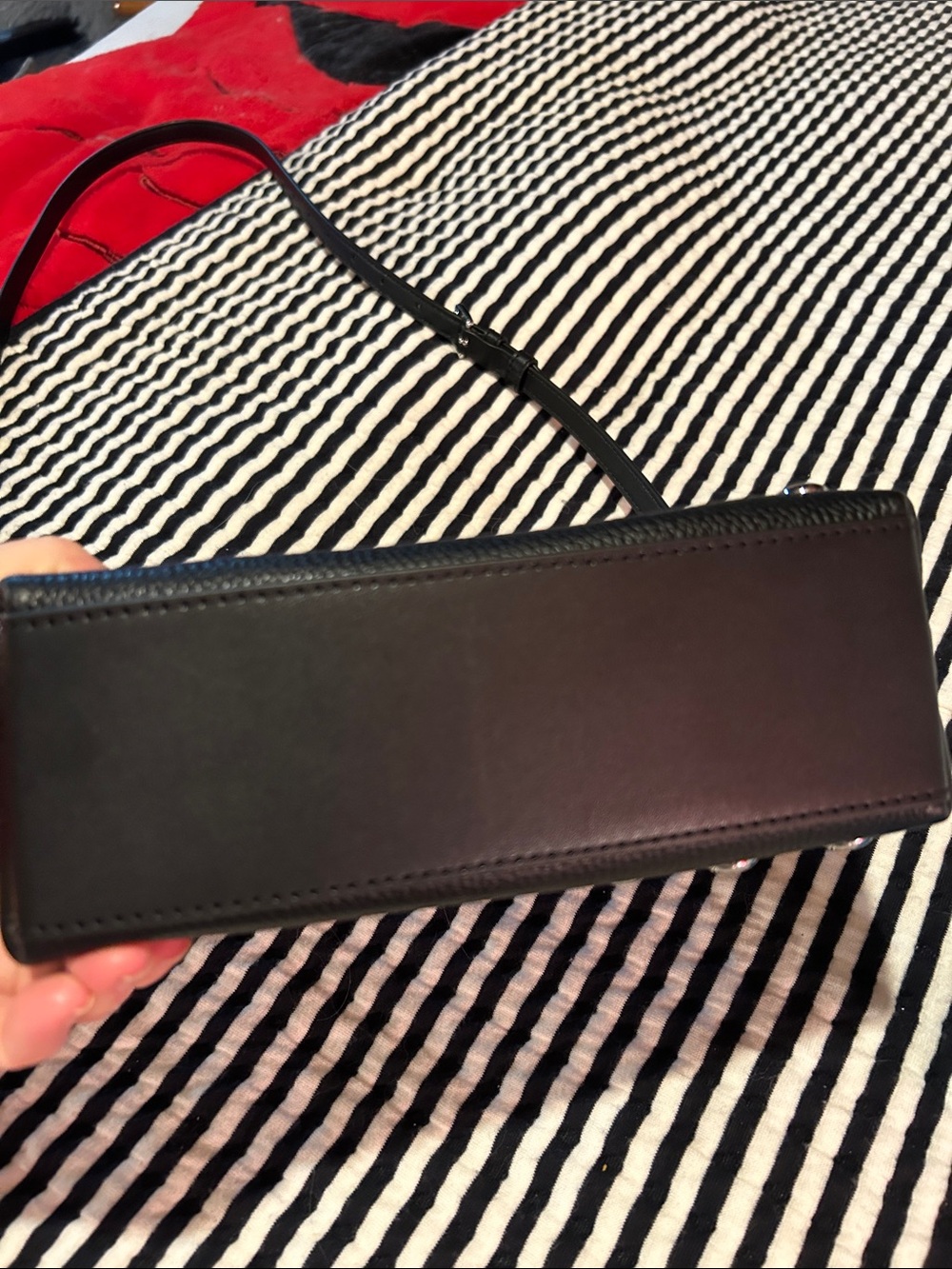 Michael Kors Black Pebbled Leather Mini Bag with Silver Studs - Picture 3 of 9